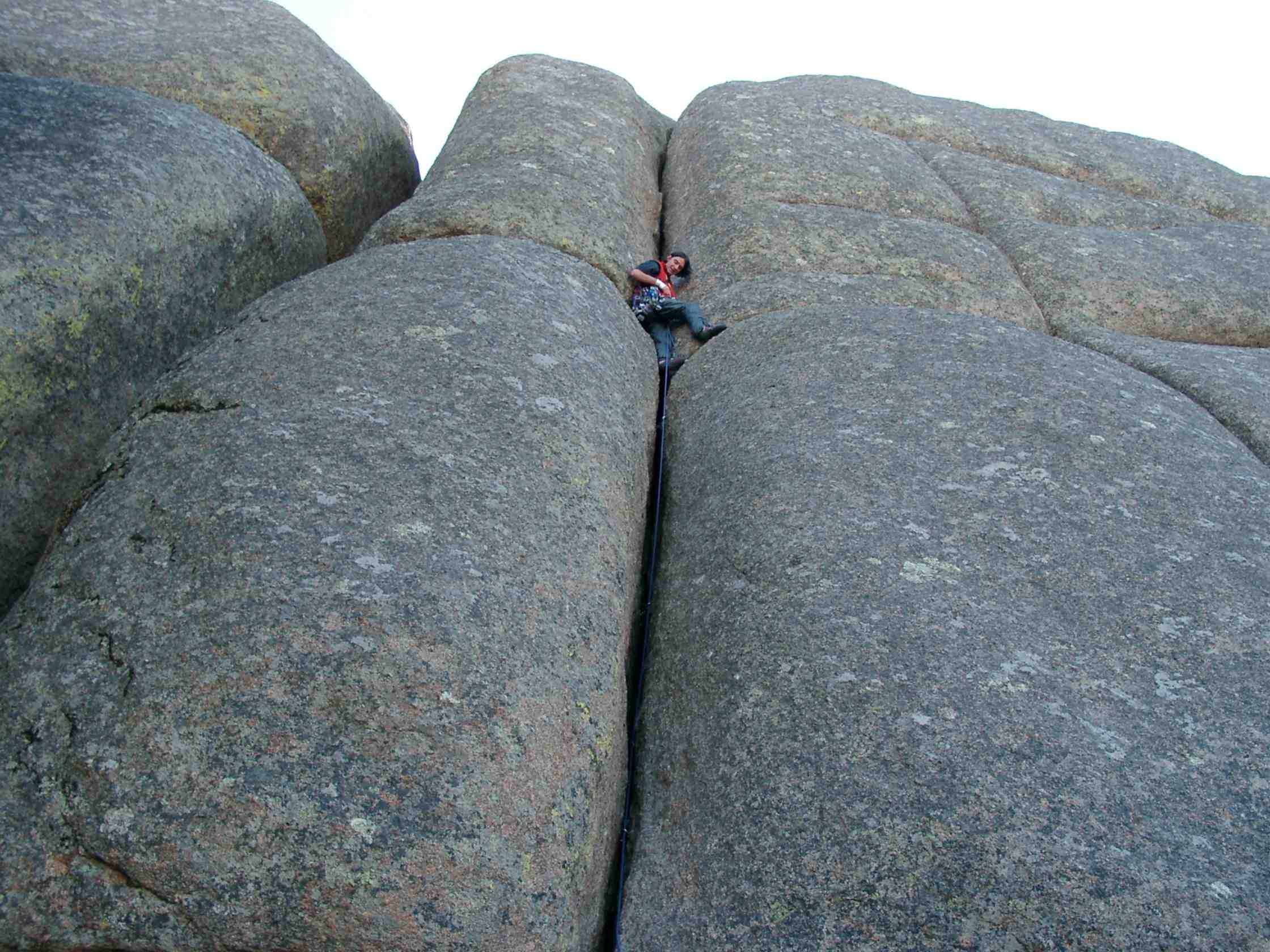 Matt climbing